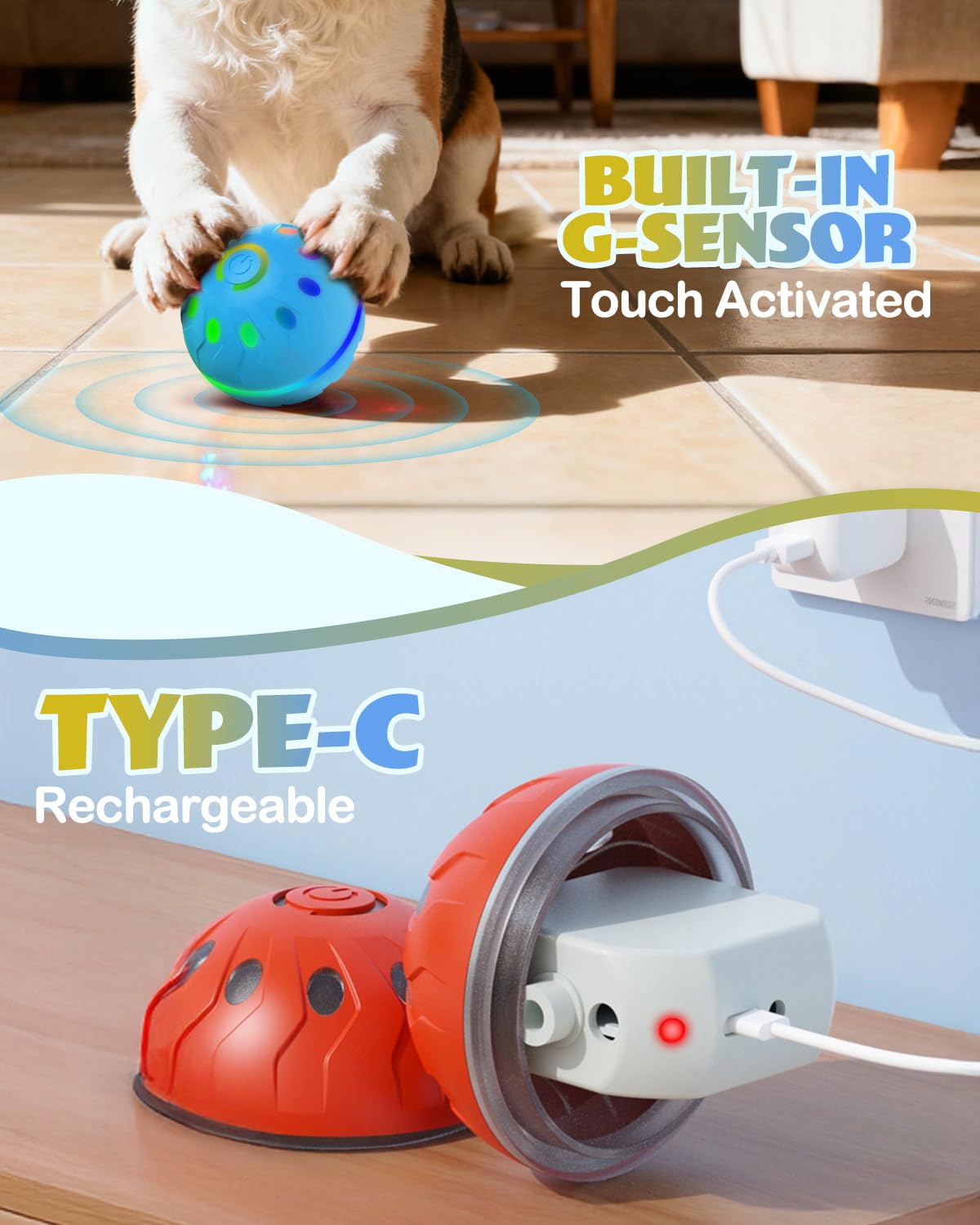 Interactive Dog Toys With Lights