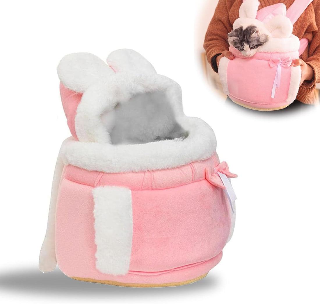 Pet Carrier Bag for Cats and Dogs with Double Pocket Design