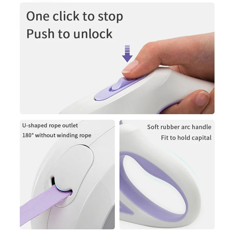 Fantastic Dog Leash with Built-in spotlight for Extra Safety