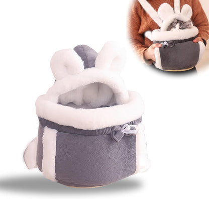 Pet Carrier Bag for Cats and Dogs with Double Pocket Design