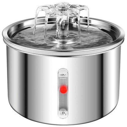 Pet Automatic Water Dispenser Stainless Steel Fountain