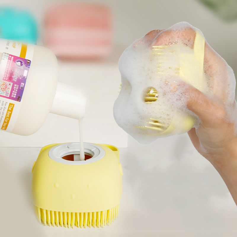 Fantastic Dog Bath Brush Comb for Cleaning
