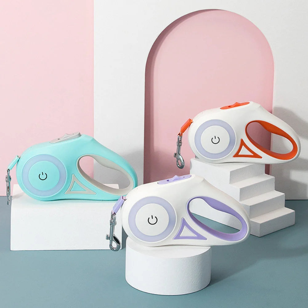 Fantastic Dog Leash with Built-in spotlight for Extra Safety