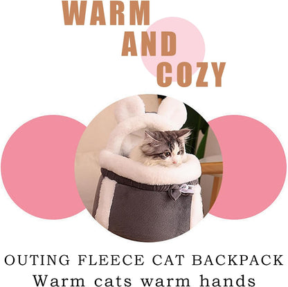 Pet Carrier Bag for Cats and Dogs with Double Pocket Design