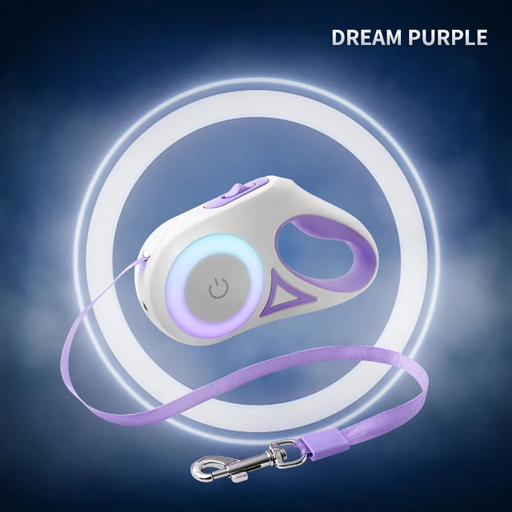 Fantastic Dog Leash with Built-in spotlight for Extra Safety