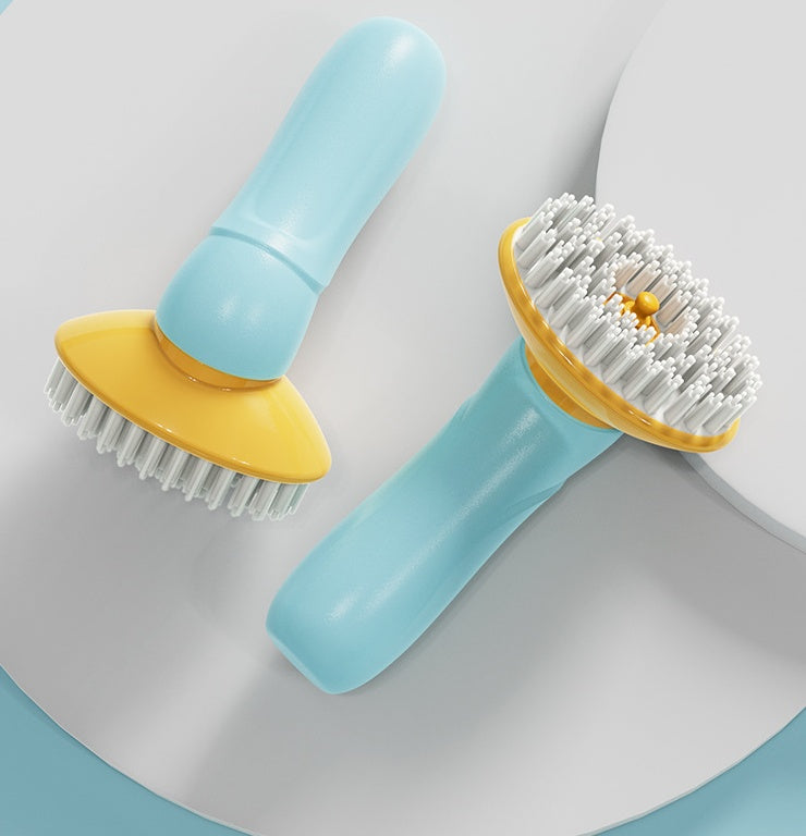 Make your Dog Beautiful with a Portable Bath Brush for Cleaning and Hair Grooming