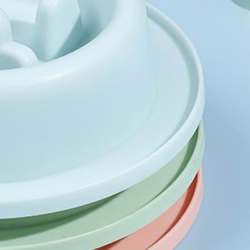 Pet Slow Eating Feeder Dog Bowl