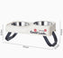 Foldable Stainless Steel Dual Bowl for Dogs and Cats