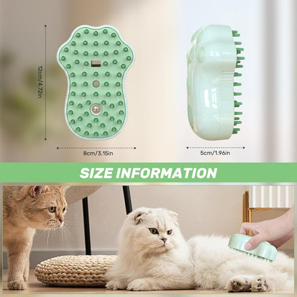 Self-Cleaning Cat Steam Brush