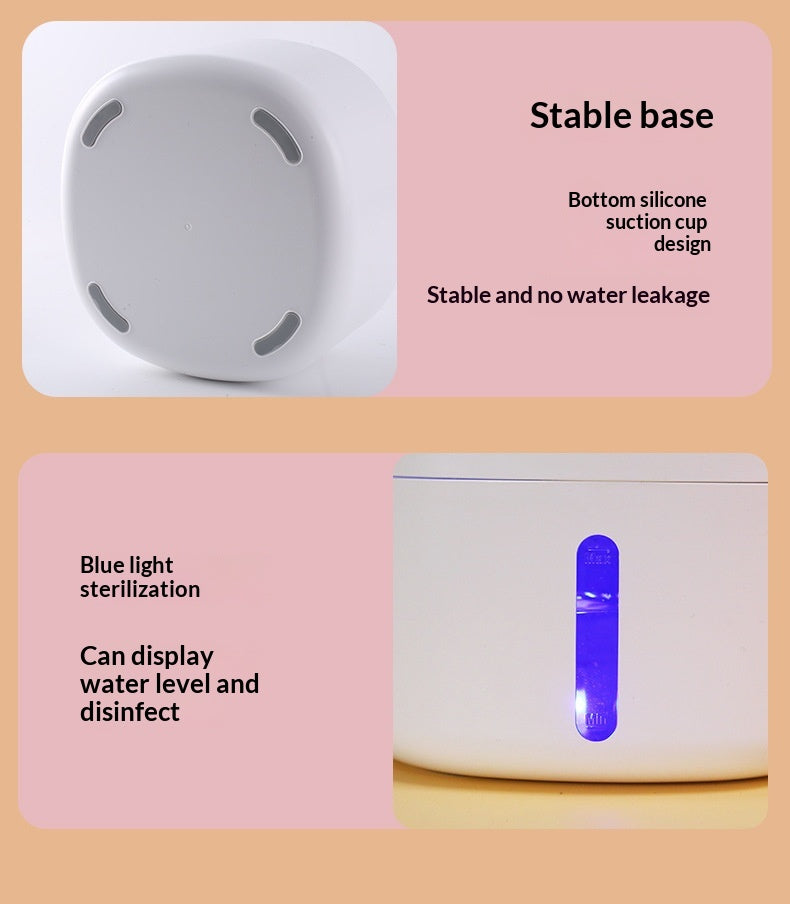 Filtered Charging Induction Smart Pet Water Fountain