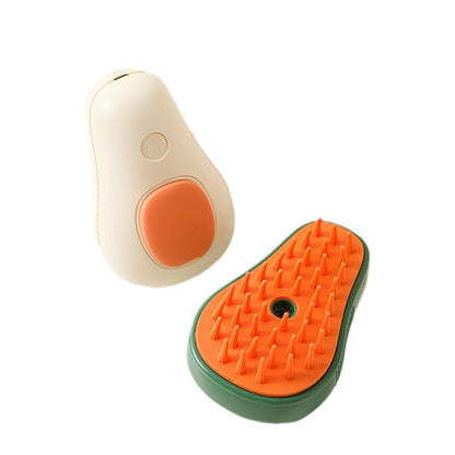Steamy Cat Brush Self-Cleaning Pet Grooming Comb