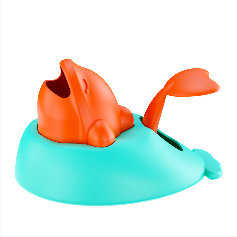 Food-Dispensing Toy Puzzle Treat Launcher for Cats and Dogs