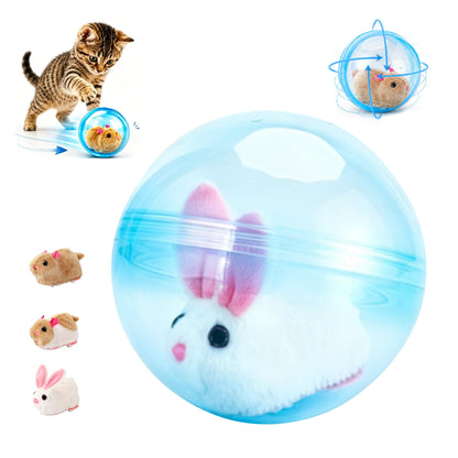 Self-Rolling Interactive Cat Ball