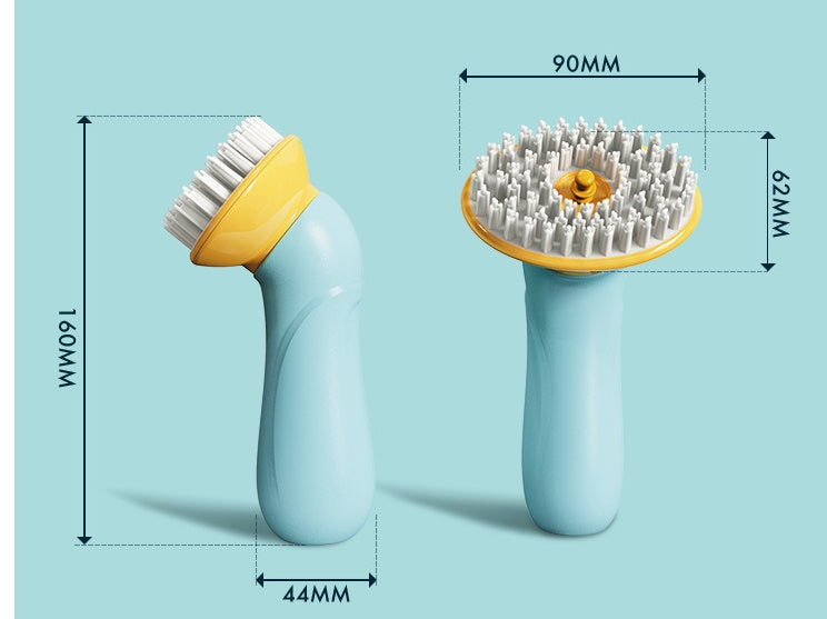 Make your Dog Beautiful with a Portable Bath Brush for Cleaning and Hair Grooming
