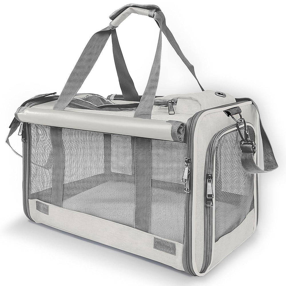 Pet Carrier for Large and Medium Cats Soft-Sided Travel Bag