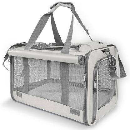 Pet Carrier for Large and Medium Cats Soft-Sided Travel Bag