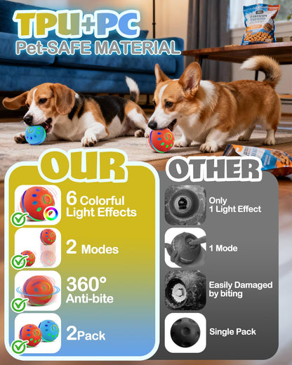 Interactive Dog Toys With Lights