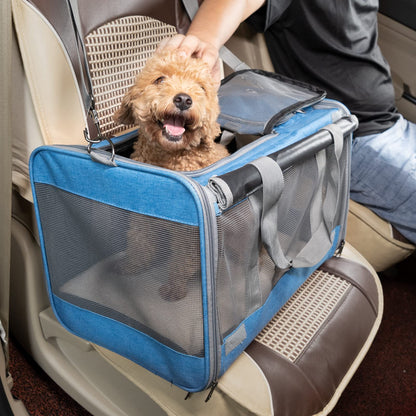 Pet Carrier for Large and Medium Cats Soft-Sided Travel Bag