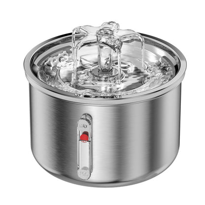 Pet Automatic Water Dispenser Stainless Steel Fountain