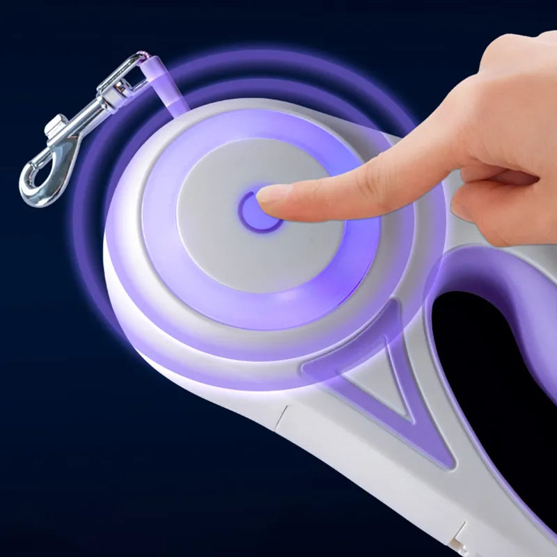 Fantastic Dog Leash with Built-in spotlight for Extra Safety