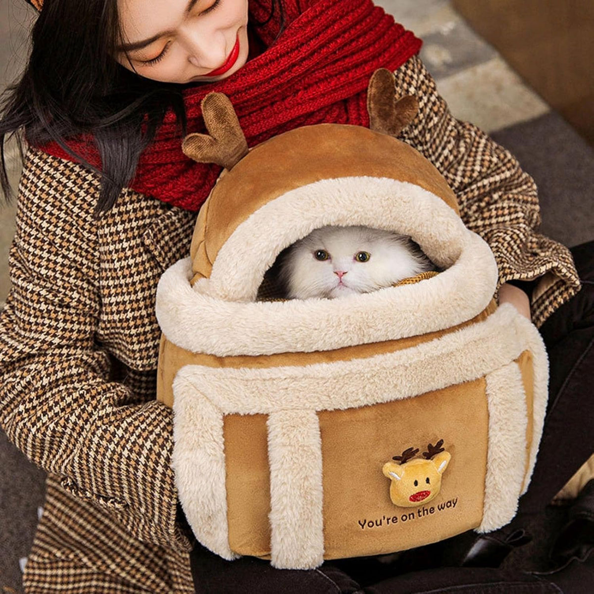 Carrier Bag Backpack Carrier for Dogs Winter Outdoor Travel