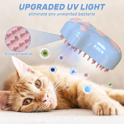 Self-Cleaning Cat Steam Brush